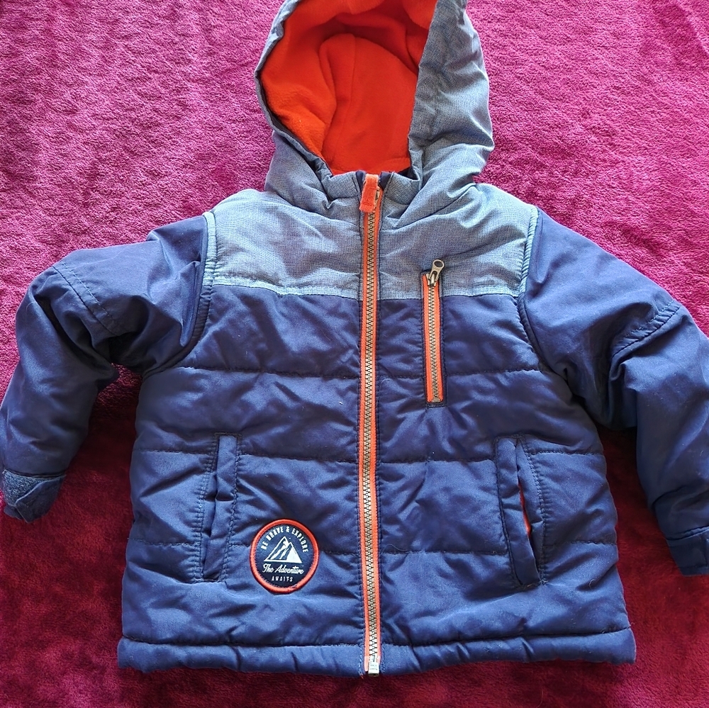 Boys Carters Puffer Coat - Picture 4 of 6